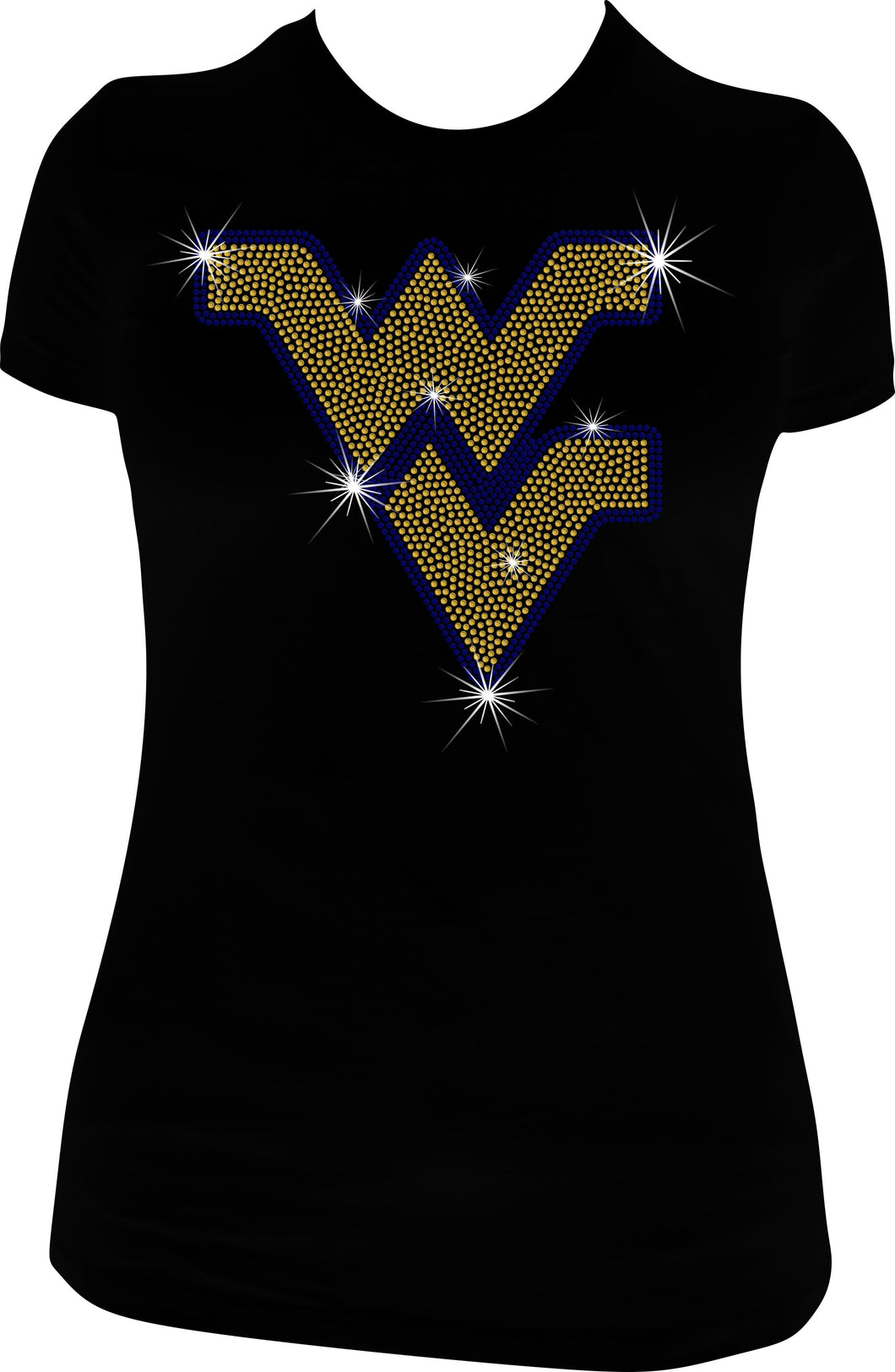 West Virginia Rhinestone Tee